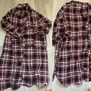 Vintage 60’s 70’s Towncraft Penney’s Plaid thick cotton flannel belted R…